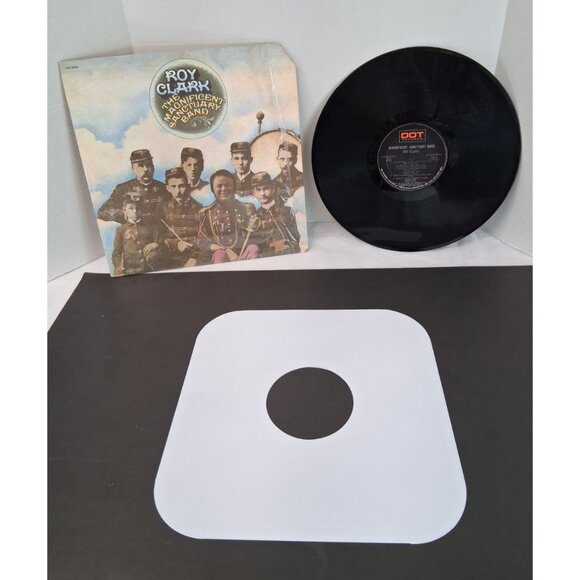Roy Clark The Magnificient Sanctuary Band Vinyl Record VTG 1971 DOT Gospel VG+ - Picture 1 of 10
